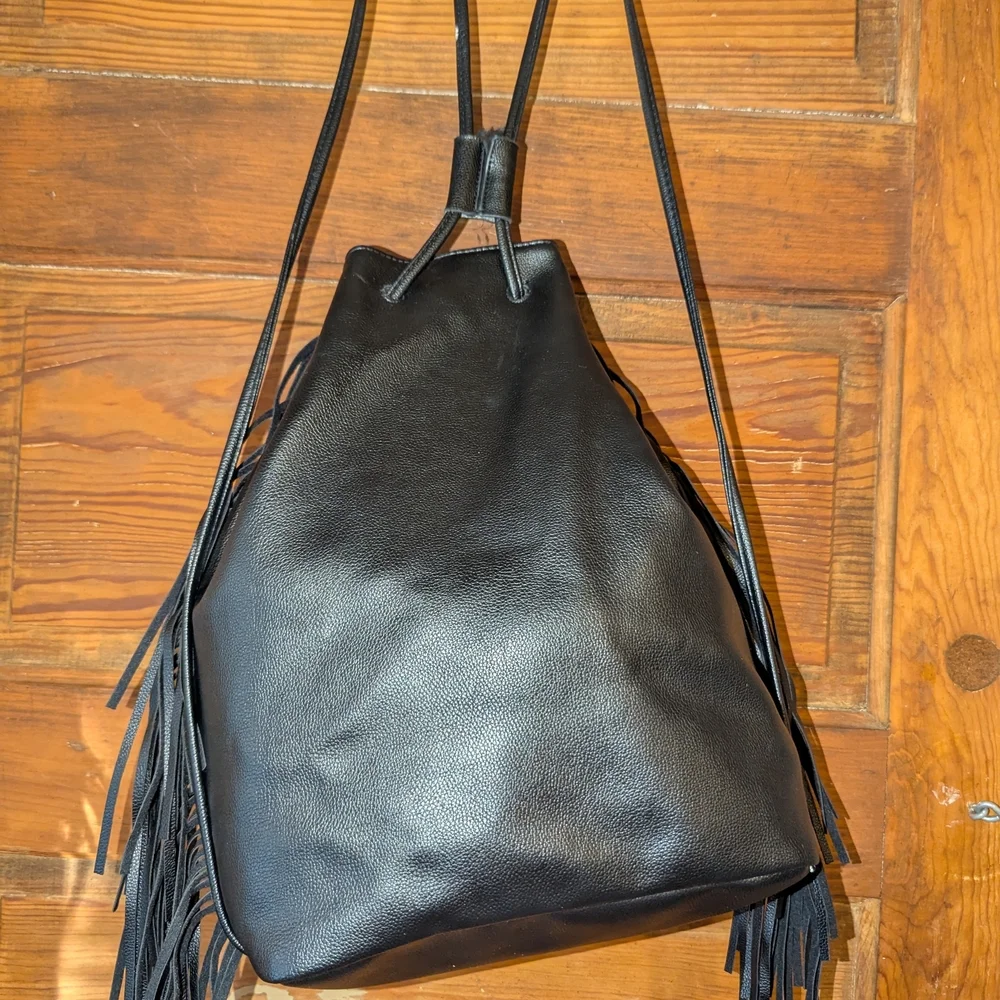 Victoria's Secret Black Backpack with‎ Sleek Design - Picture 3 of 10